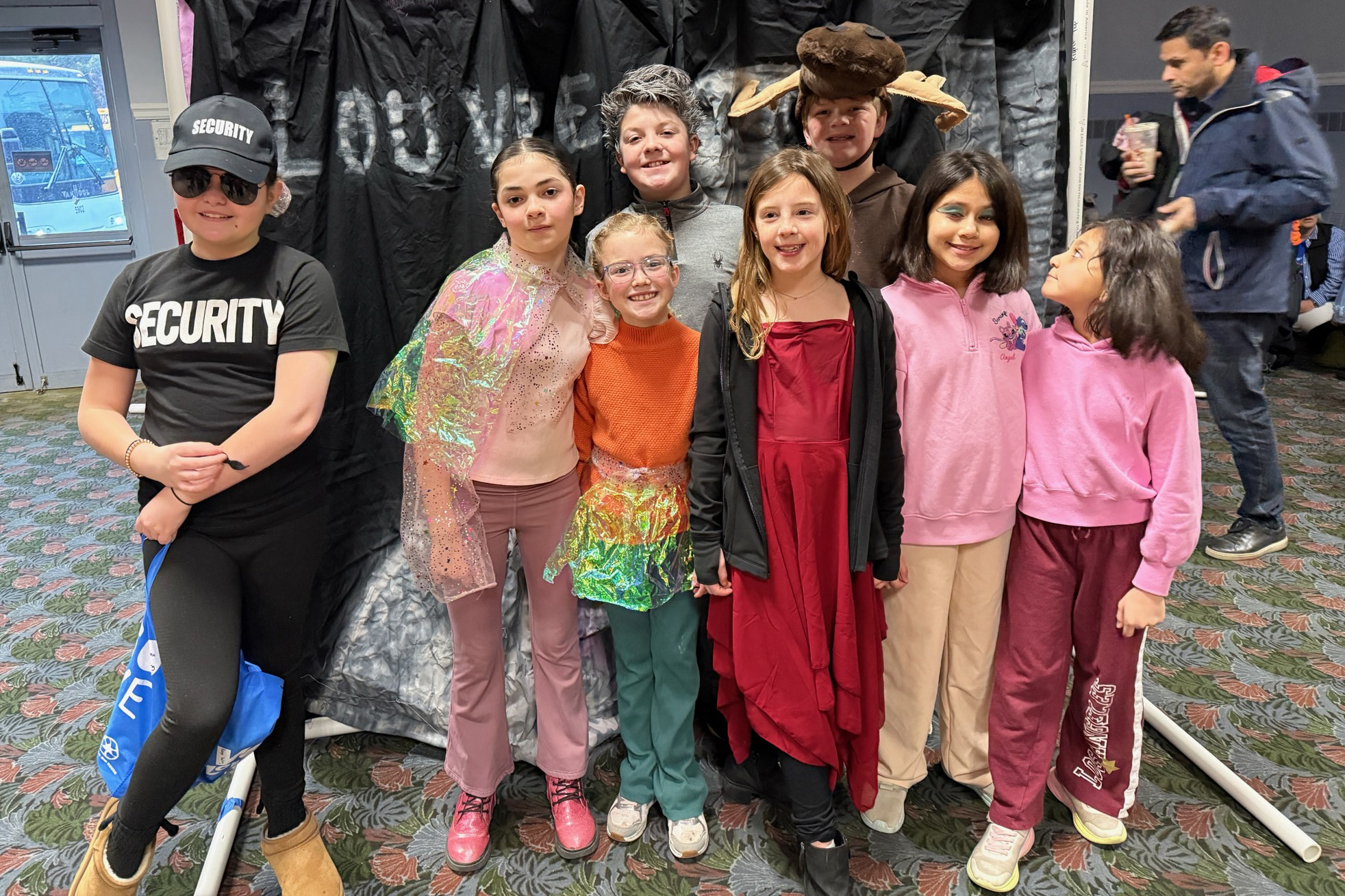 Students in costume at the Odyssey of the Mind NYS Finals