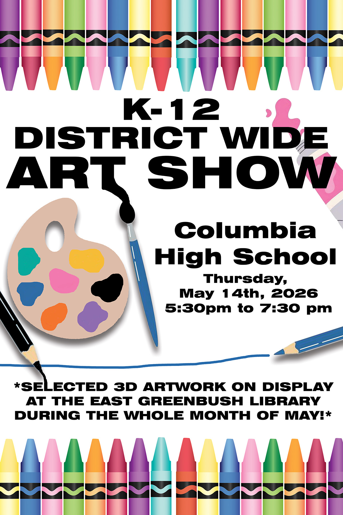 2026 DW Art Show flyer