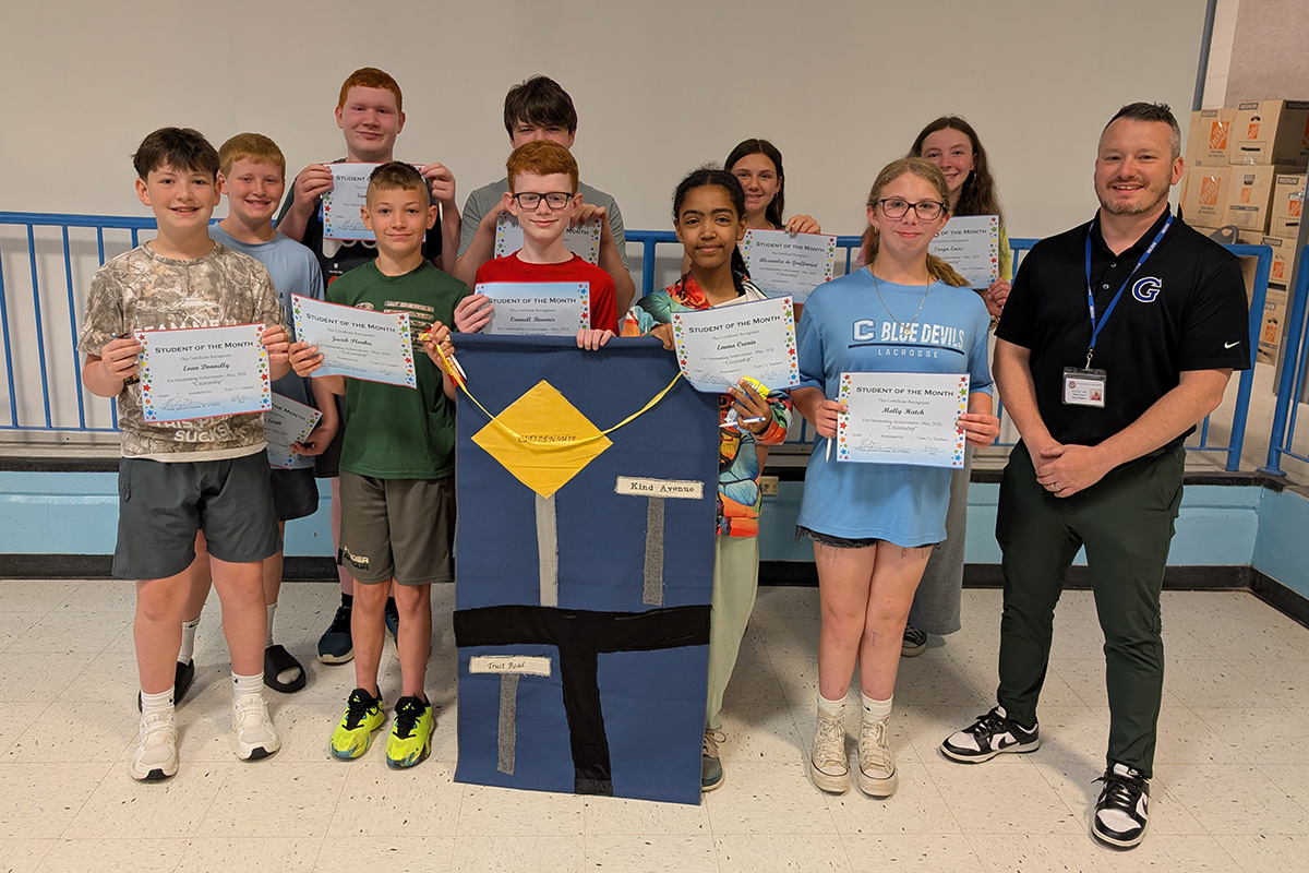 7th Grade Students of the Month - May 2026