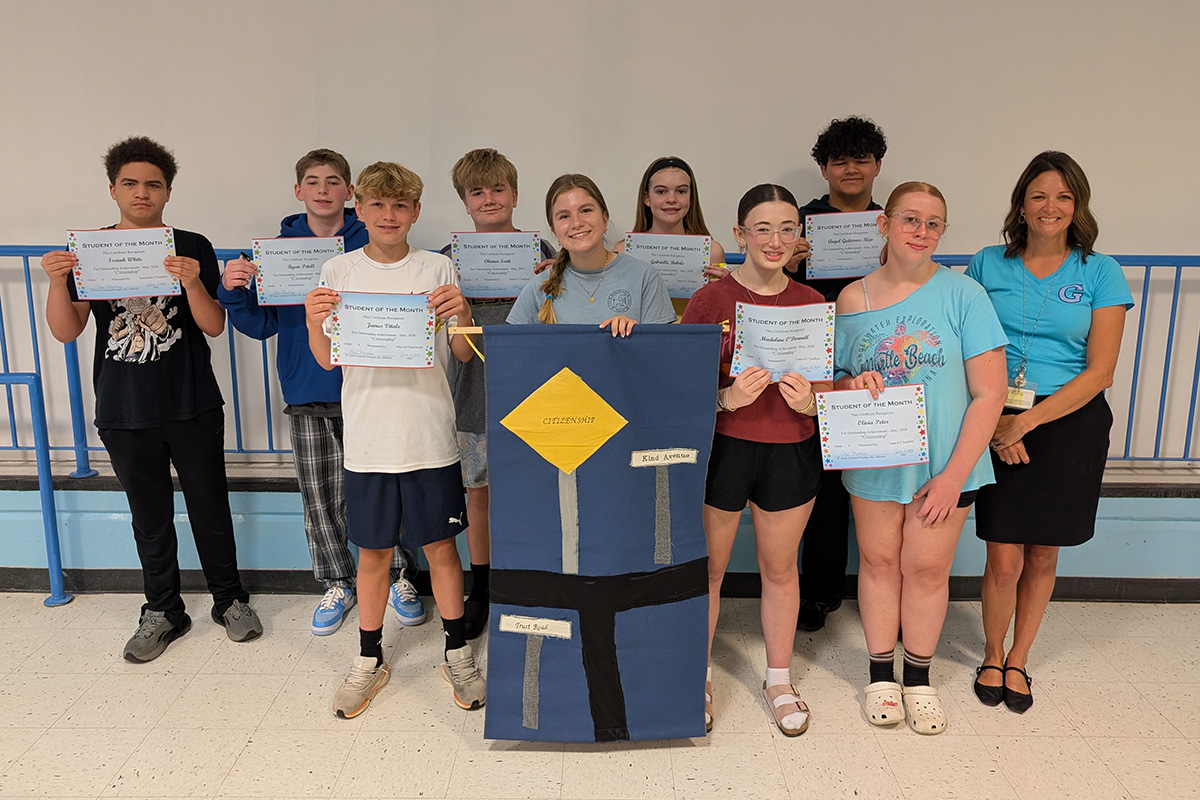 8th Grade Students of the Month - May 2026