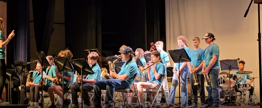 Goff Jazz Band performing at Music in the Parks Festival