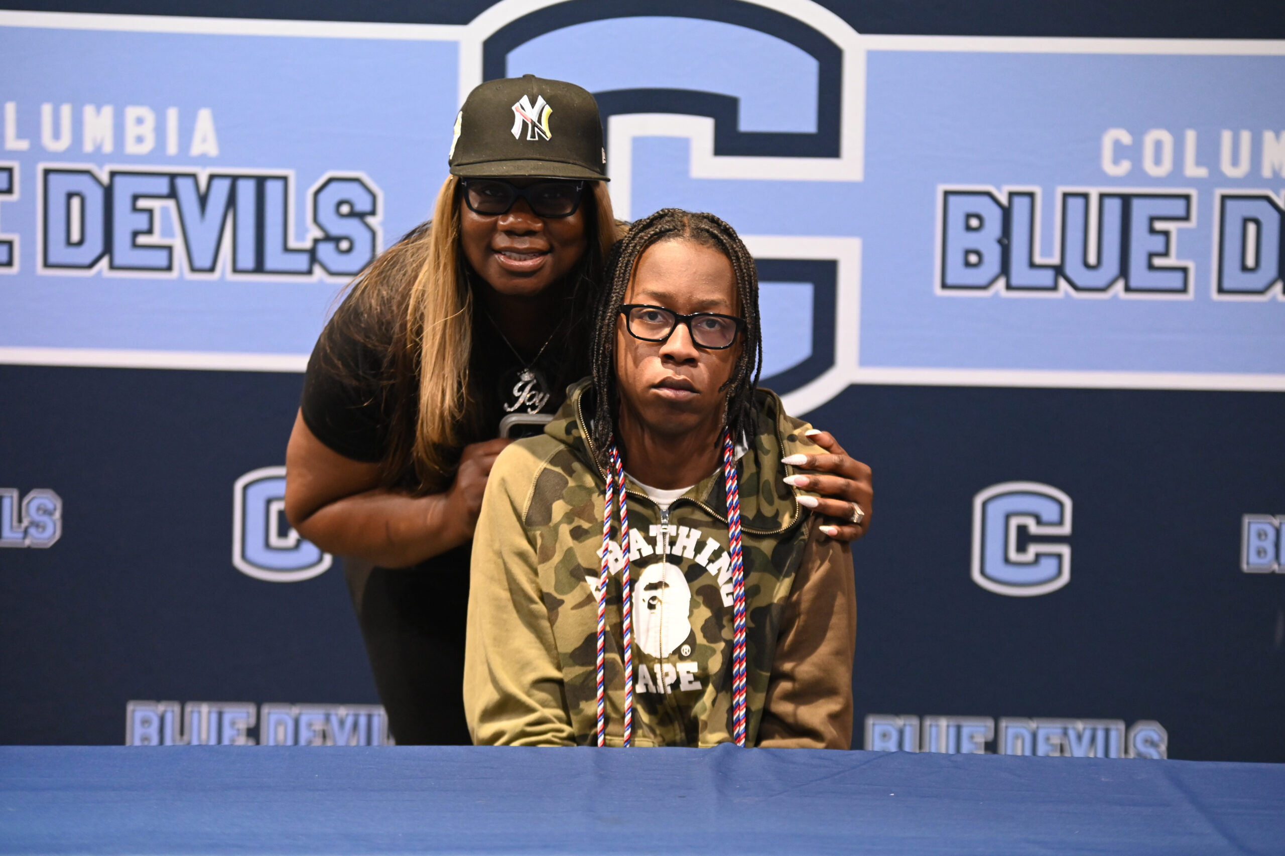 Jordan Gales at commitment ceremony
