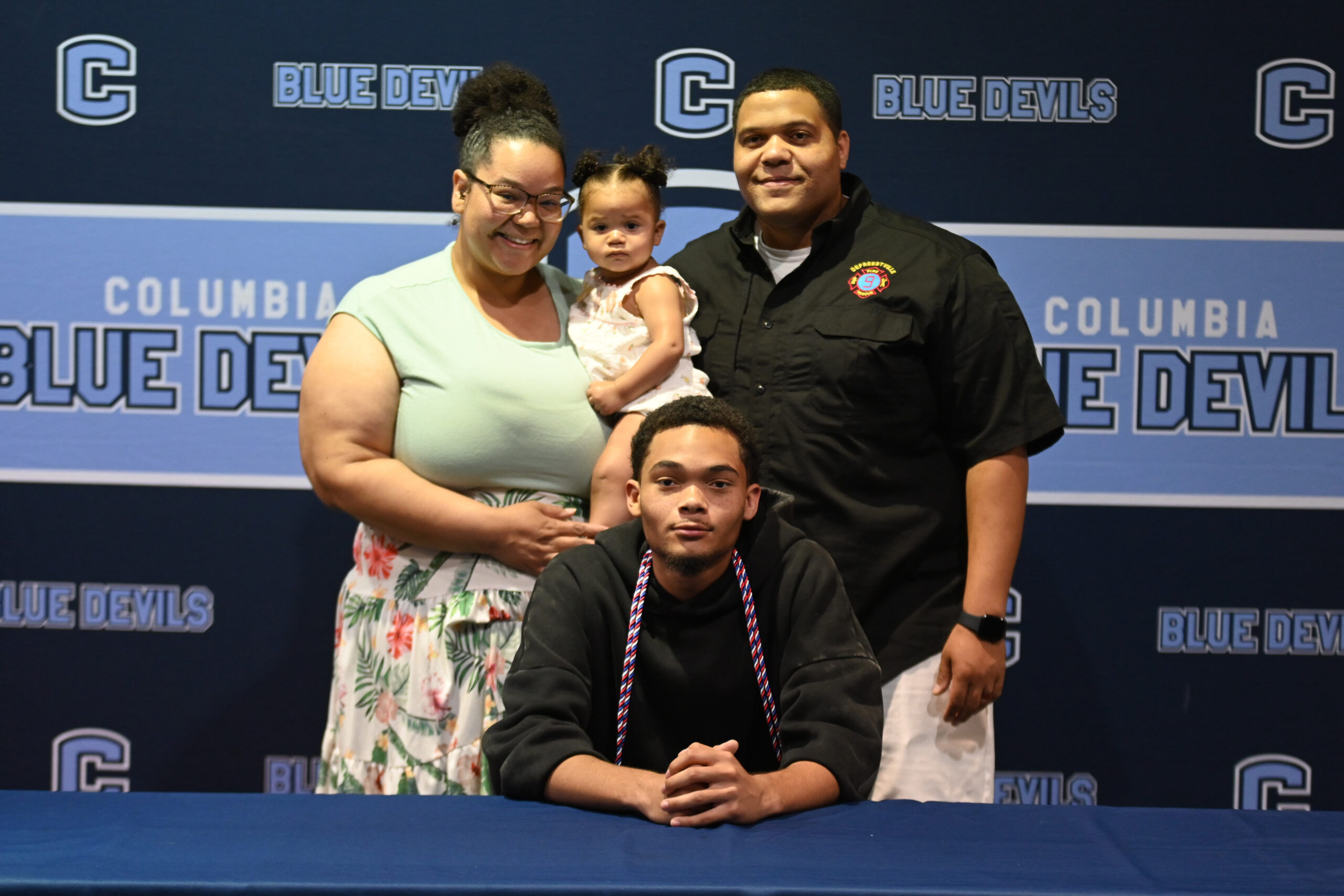 Pablo Flores at commitment ceremony