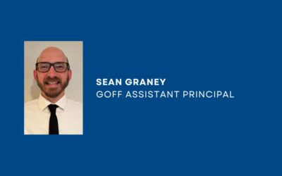 Sean Graney Appointed Assistant Principal of Howard L. Goff Middle School